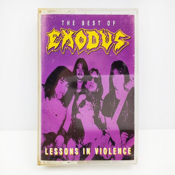 Exodus Lessons in Violence Best Of Cassette Tape Thrash Metal VTG 1992 Tested - Picture 1 of 10